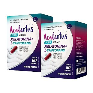 Acalentus Plus Melatonina Triptofano Vit B6 B12 60 Cápsulas - Vivamus Mais  Suplementos Vitamínicos I Loja Virtual
