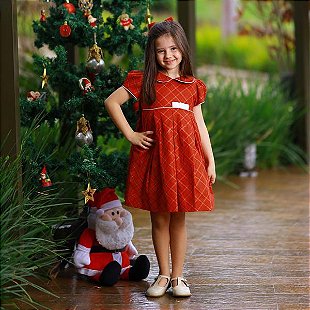 Vestido Infantil Vermelho - Oferta de Vestido de Luxo e Mais