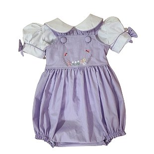 Vestido Infantil Lilás Sofia - Menina 6 Meses a 10 Anos - Moderna