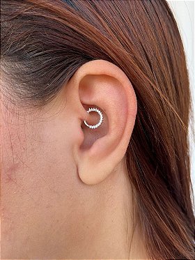 Piercing de nariz argola 8 mm - Das Pratas 925