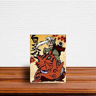 Quadro decorativo Poster Jiraya Naruto Anime Desenho Arte para