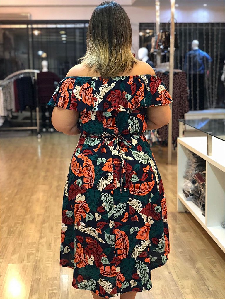 vestidos longuetes plus size