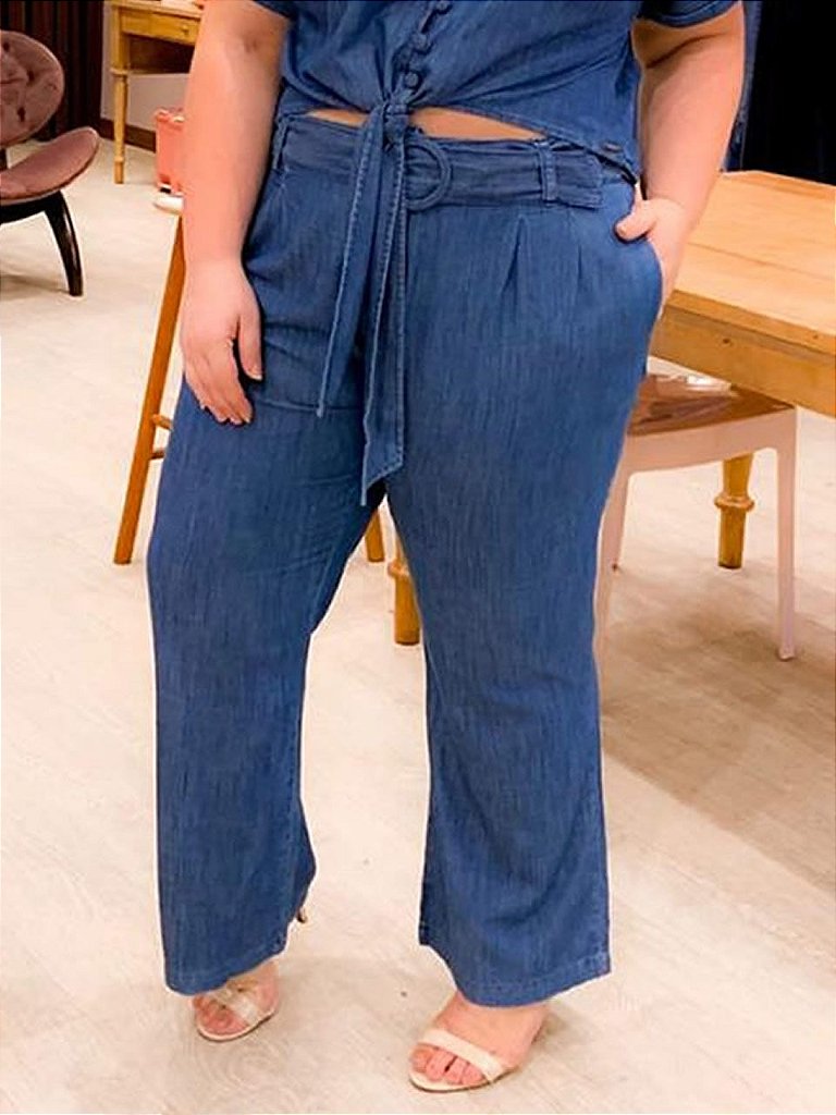 pantalona jeans plus size