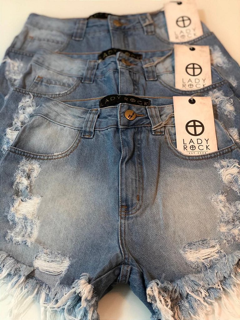 lady rock short jeans