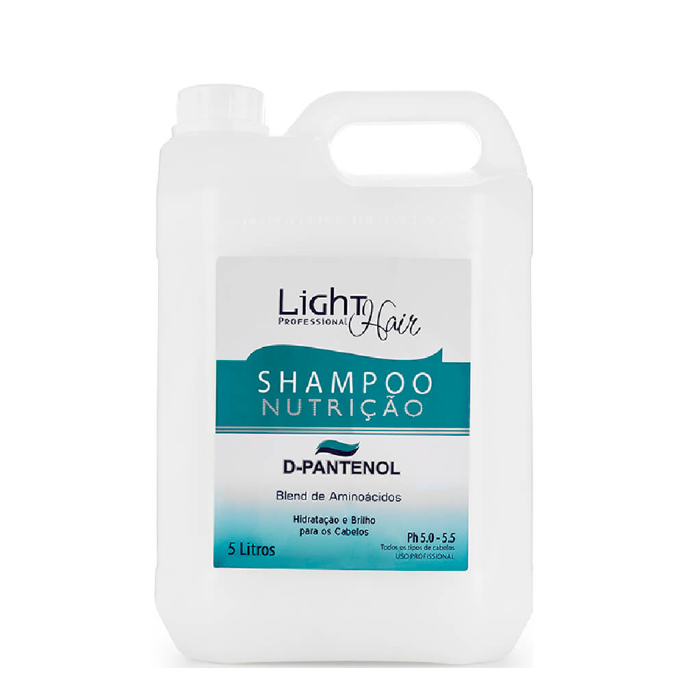Shampoo D-pantenol Lavatório Nutrição - 5L Light Hair - Loja Light