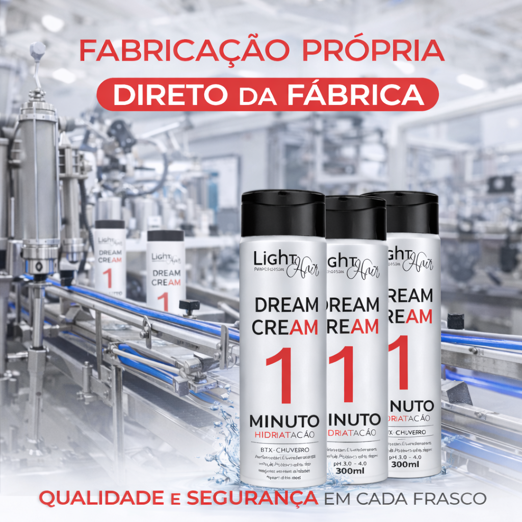 Hidratação 1 Minuto Dream Creeam Btx Chuveiro - 300ml Light Hair