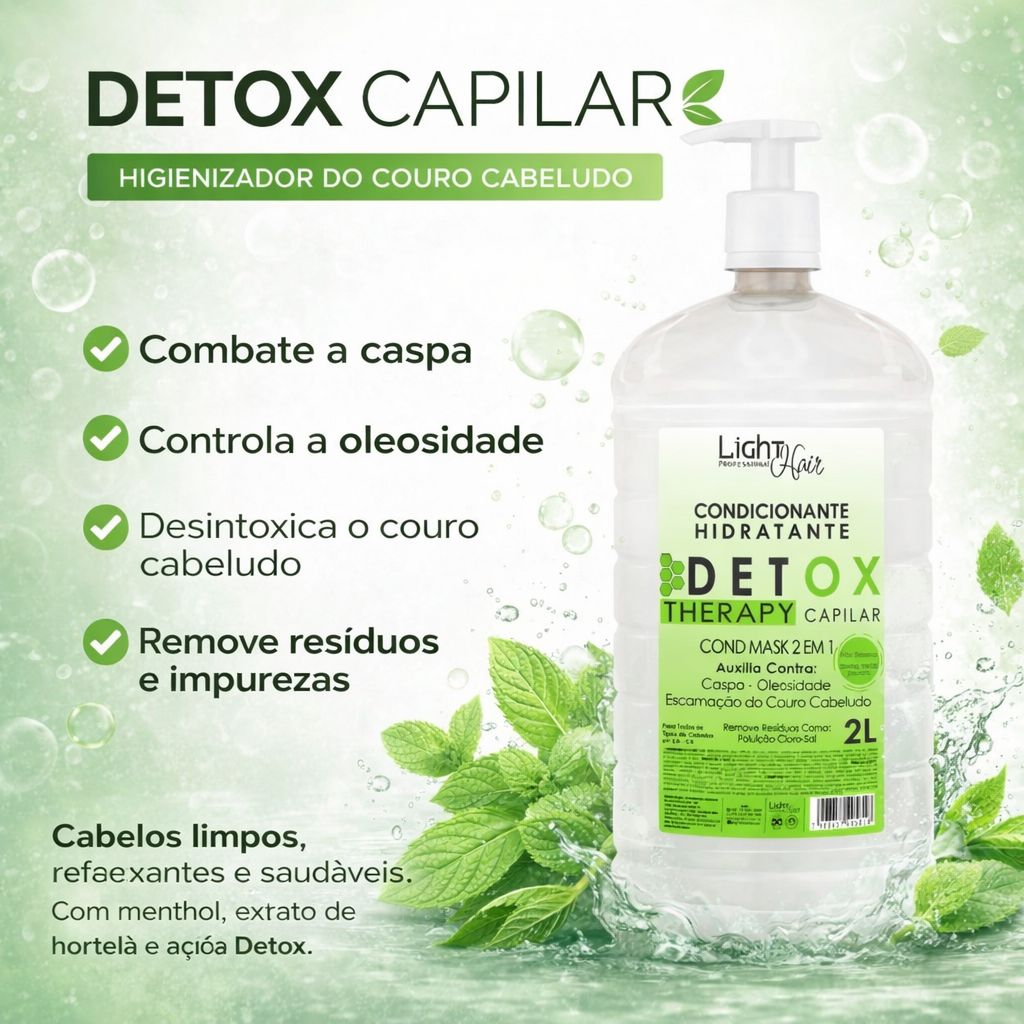Condicionador Detox Terapy Capilar Higienizador Lavatório - 2L