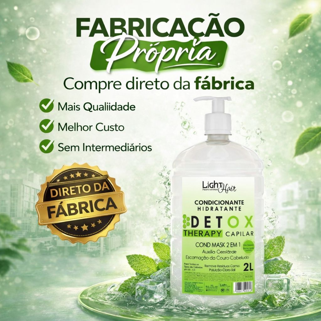 Condicionador Detox Terapy Capilar Higienizador Lavatório - 2L
