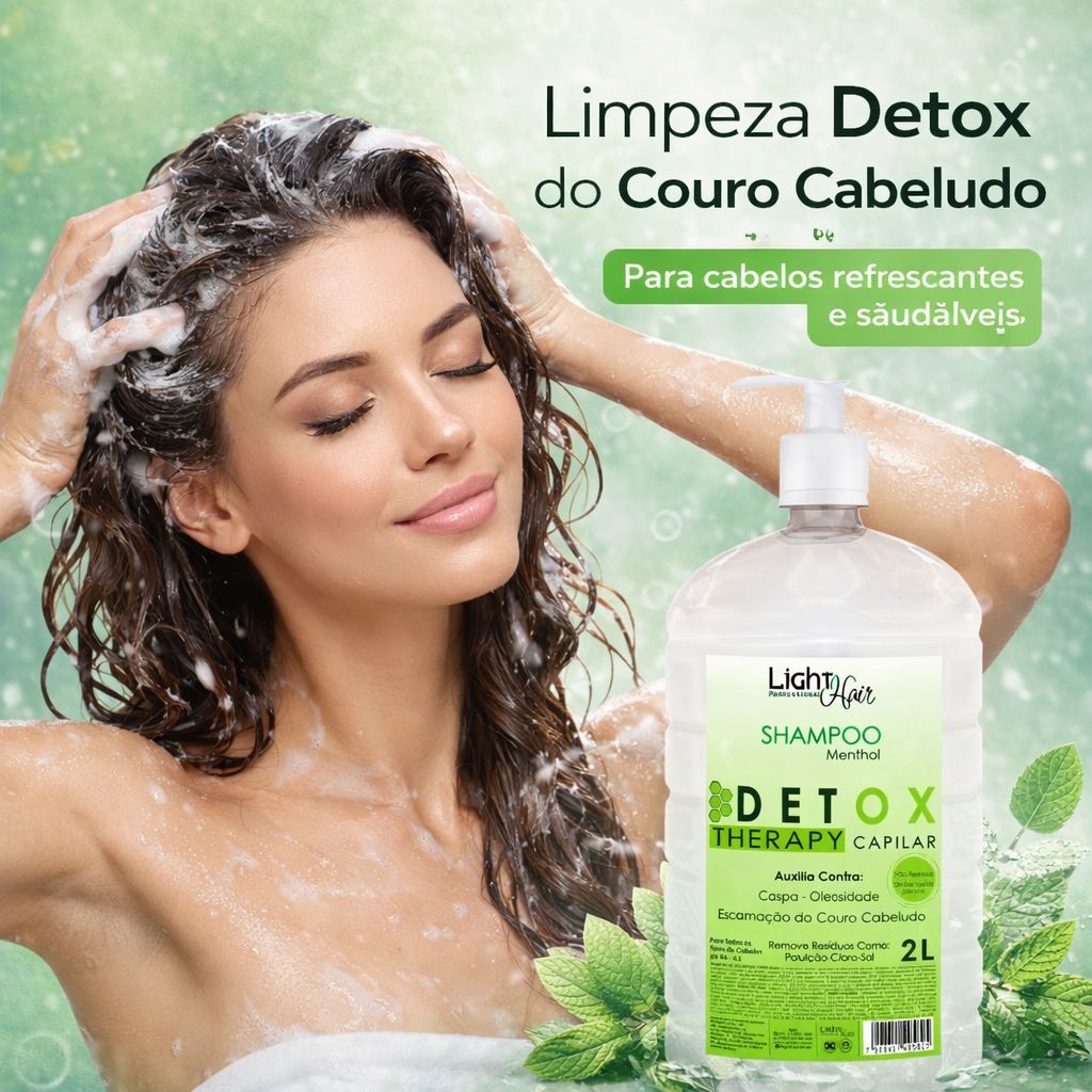 Shampoo Detox Terapy Capilar Higienizador Lavatório - 2L Light