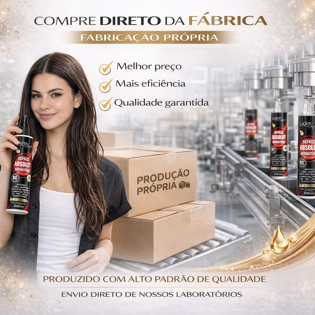 FL HB800◯●シュガーページ●◯ Defrizz Absolut Obrigatório Multifuncional - 300ml Light Hair