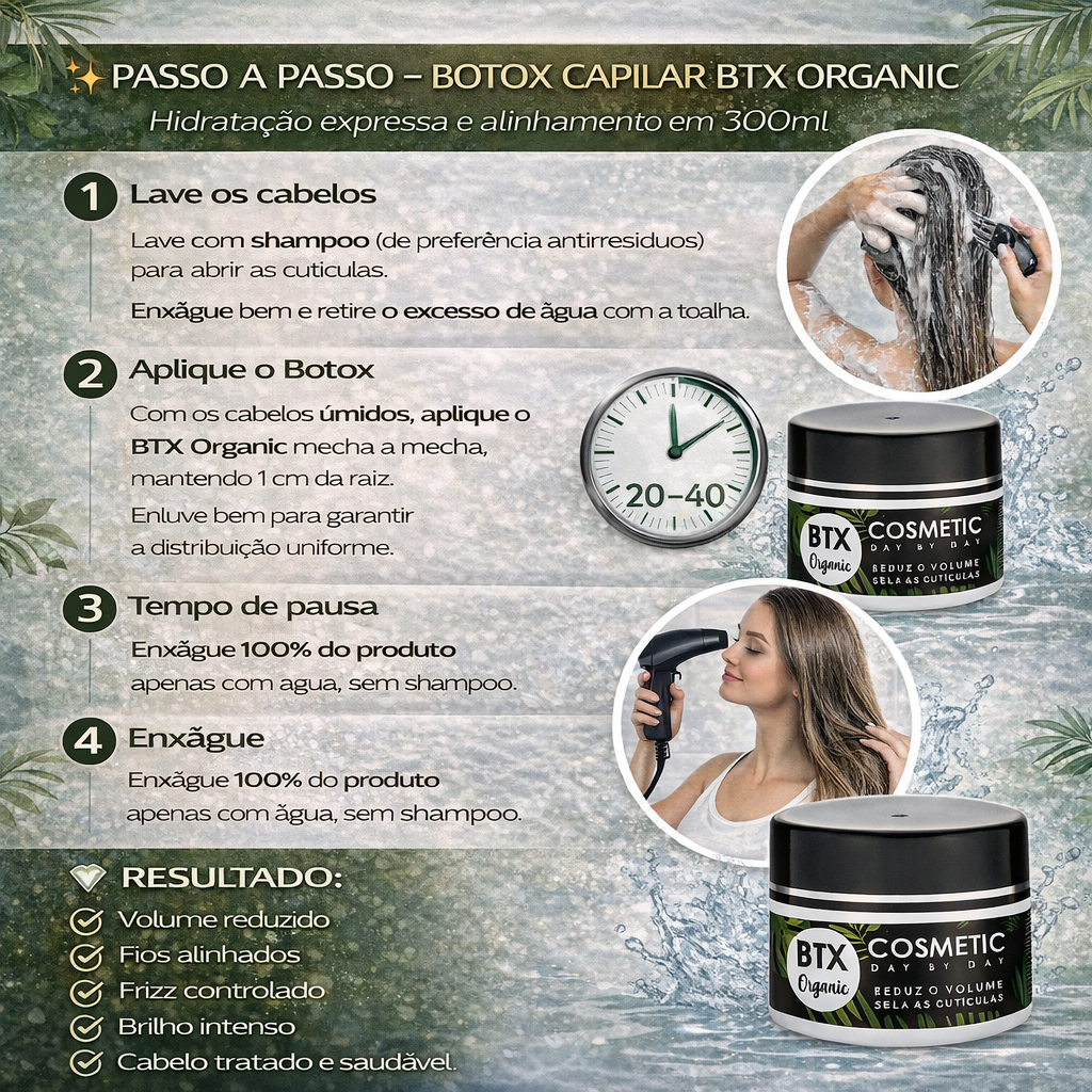 Kit Toque Mágico - Dream Creeam e BTX Organic - Light Hair - Loja