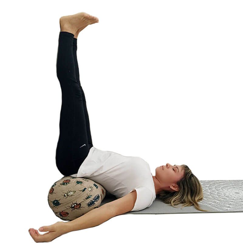 Bolster Almofadão Yoga - Formato Cilíndrico Grande- Estampado