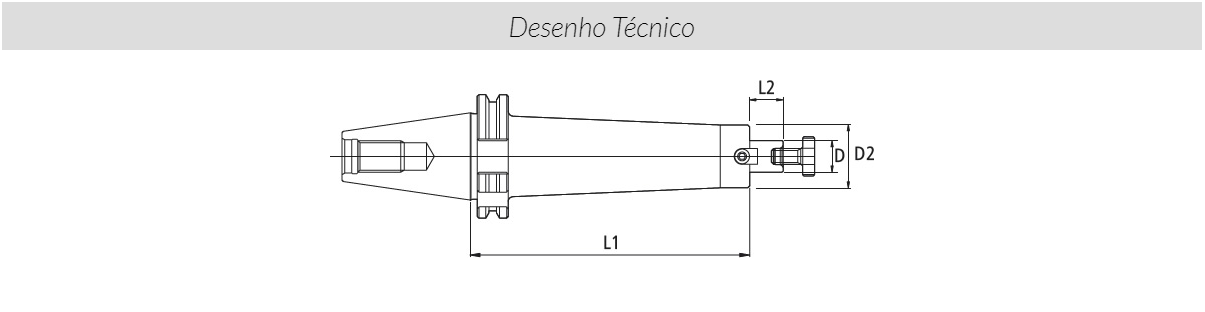 CONE SK40 PORTA FRESA FACEAR - 12.000RPM - Inove Máquinas e