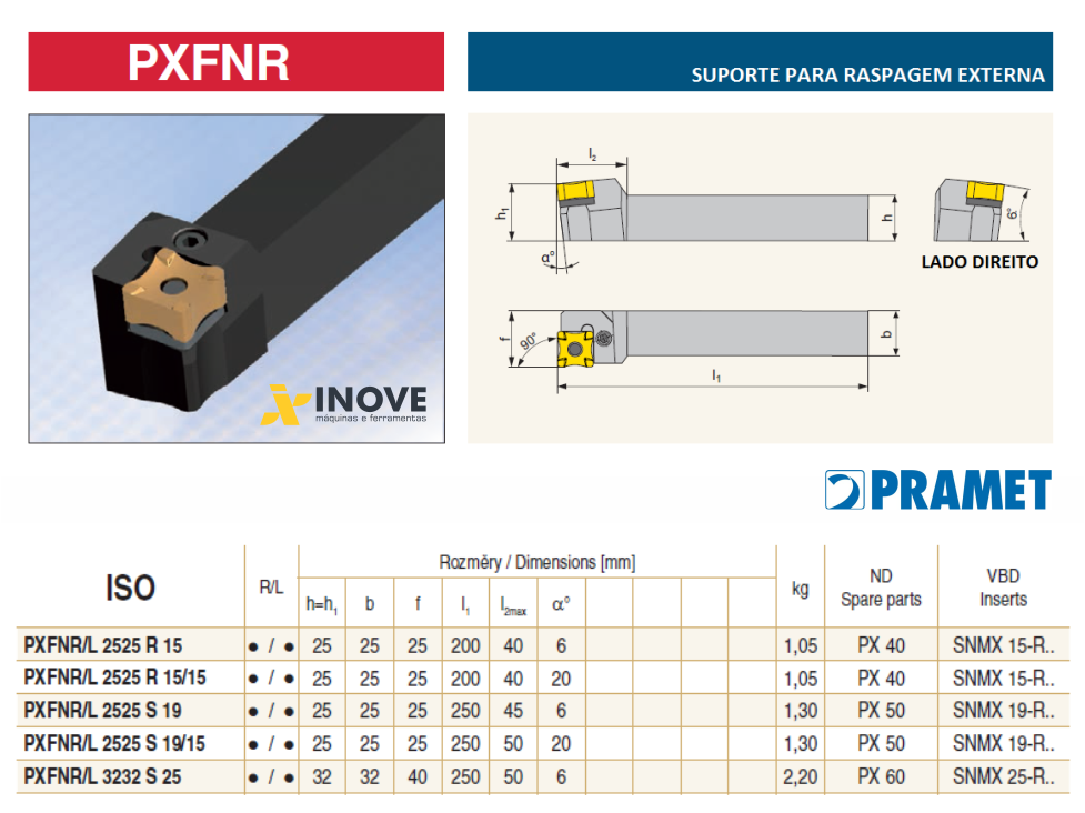 suporte_scarfing_pramet_pastilha_raspagem_de_tubos