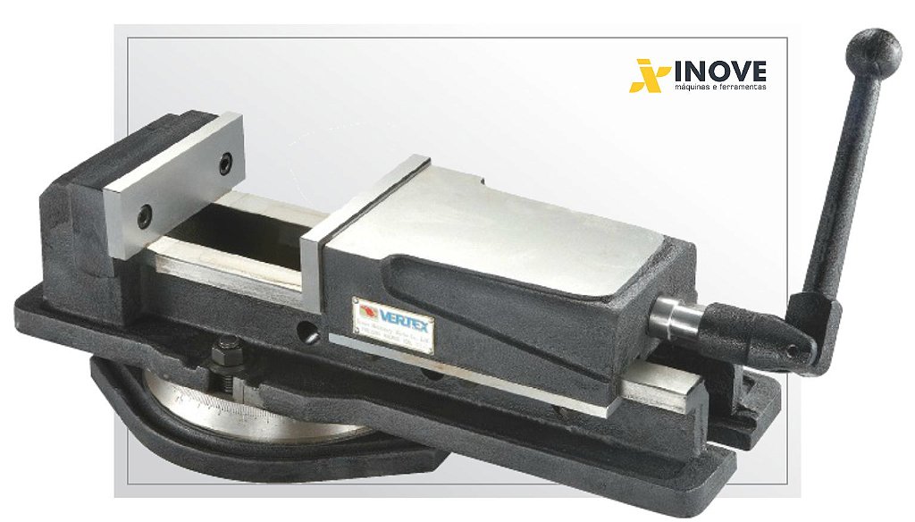 Morsa mecânica VJ-600 c/ abertura até 300mm - VERTEX VJ-600 para