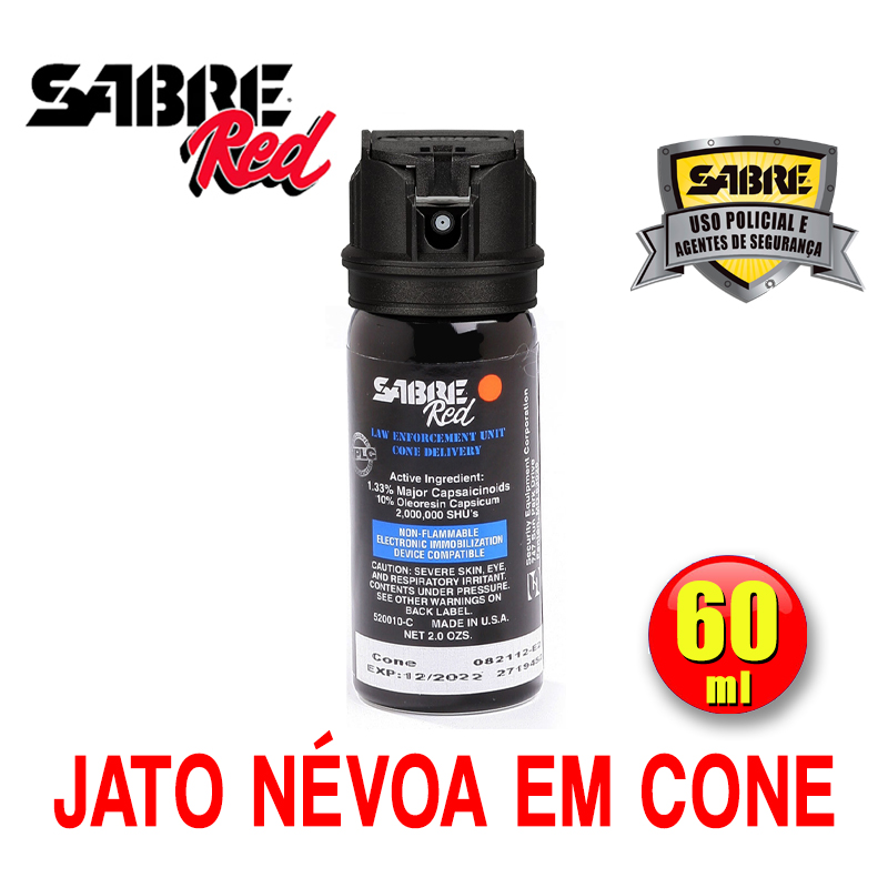 Spray de PIMIENTA POLICIAL de 75ml Sabre Red