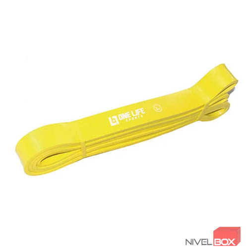 Super Band 2.1cm - Leve - Amarelo - NIVEL BOX Equipamentos Fitness
