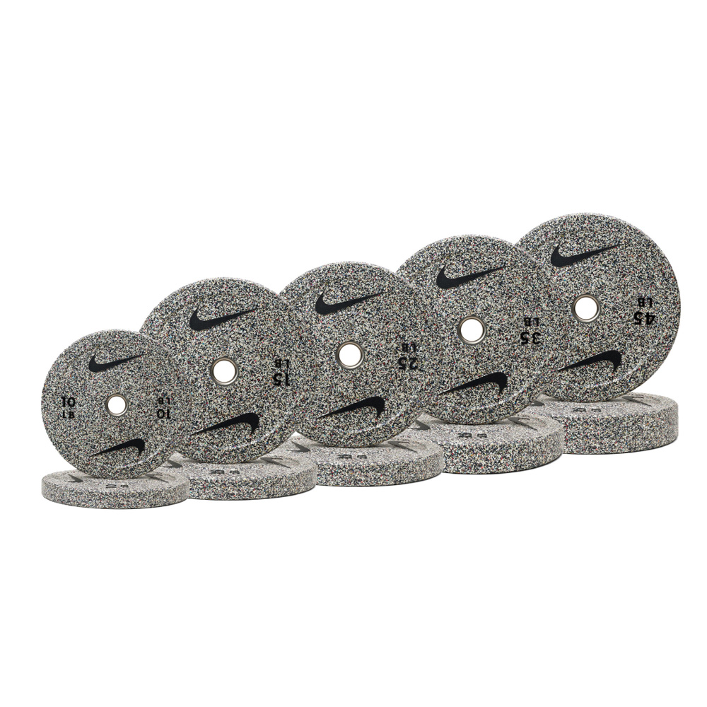 Anilhas Olímpicas Nike Grind Bumper Plates - Pesos em Libras (LB