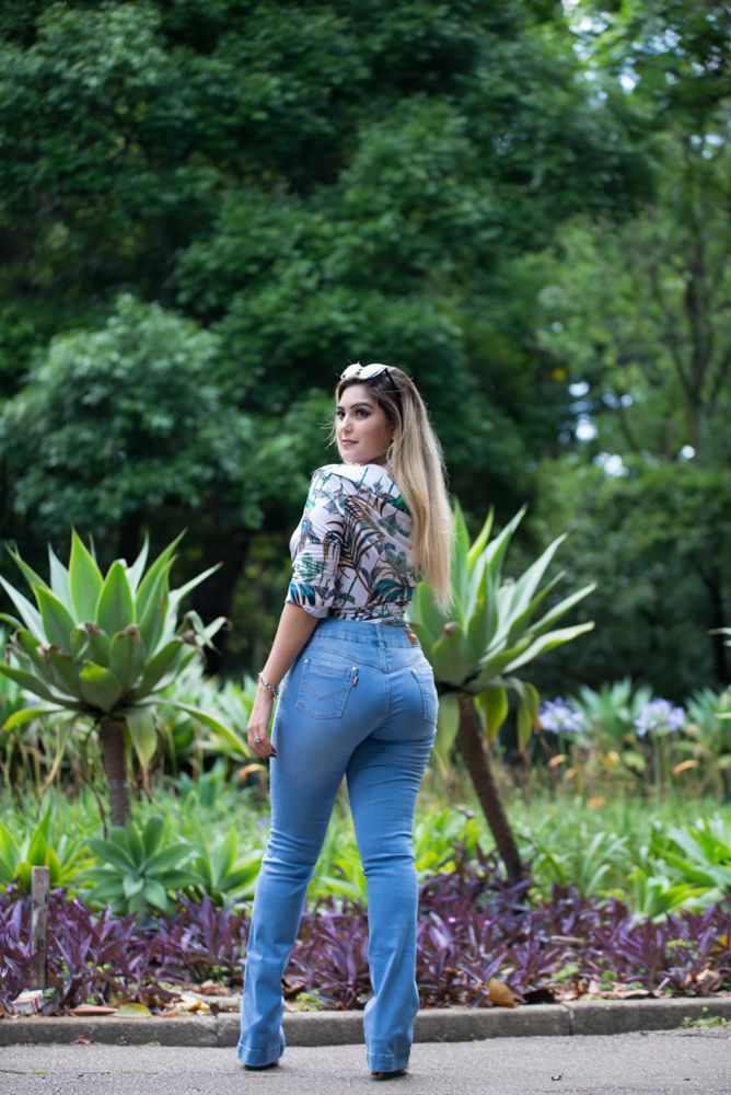 calça loopper flare