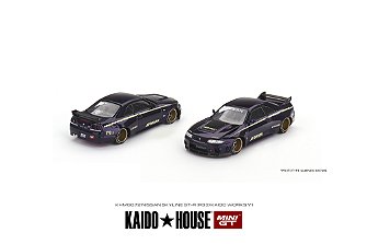 KAIDO★HOUSE MINI GT GT‐R R33 KAIDO WORKS PRÉ-VENDA* Nissan Skyline GT-R (R33) Kaido Works ADVAN 1:64