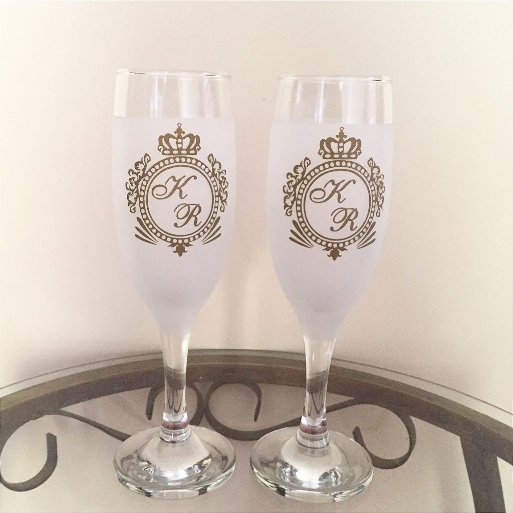 Taça de champanhe - par - Delicate Custom | Presentes Personalizados