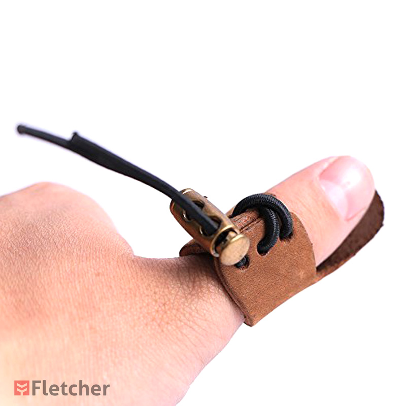 Huwairen Anel Regulavel de Protecao para Polegar Marrom Thumb-ring