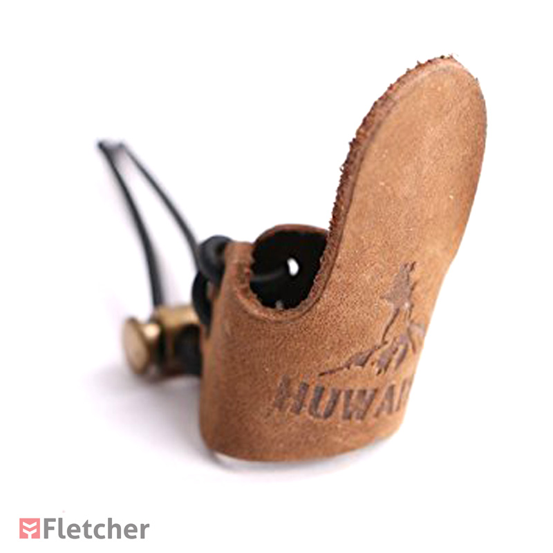 Huwairen Anel Regulavel de Protecao para Polegar Marrom Thumb-ring