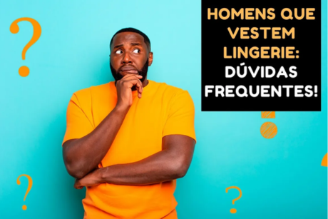 Homens que vestem lingerie
