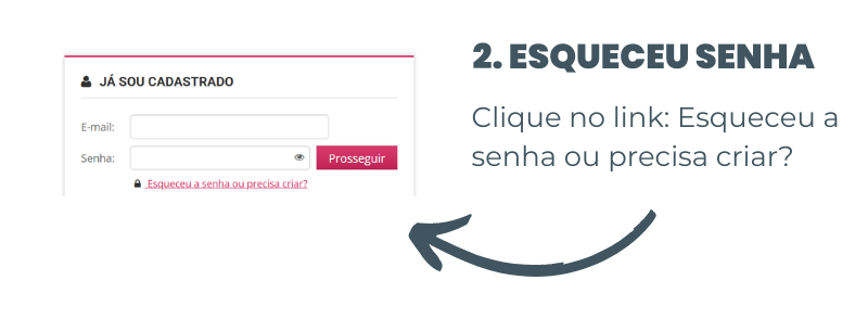 Passo 2 - Criar nova senha Swany's Lingerie