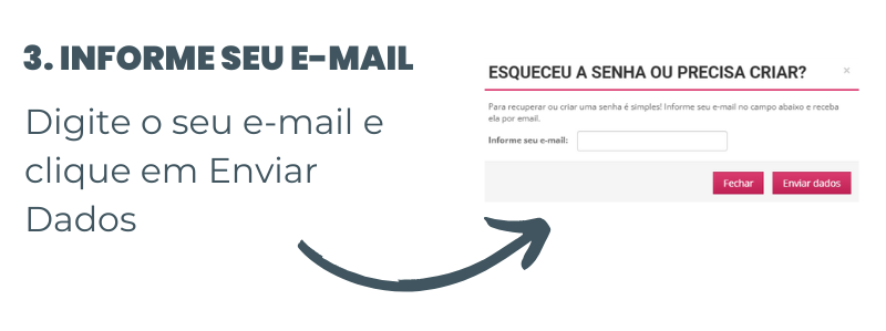 Passo 3 - Criar nova senha Swany's Lingerie