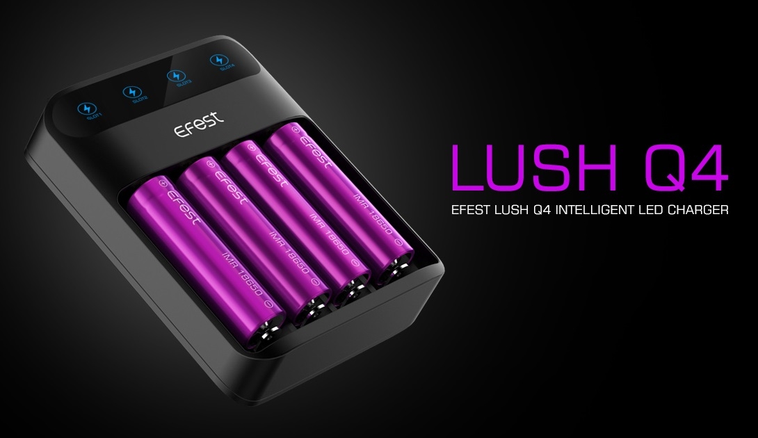 Carregador LUSH Q4  Charge - EFEST