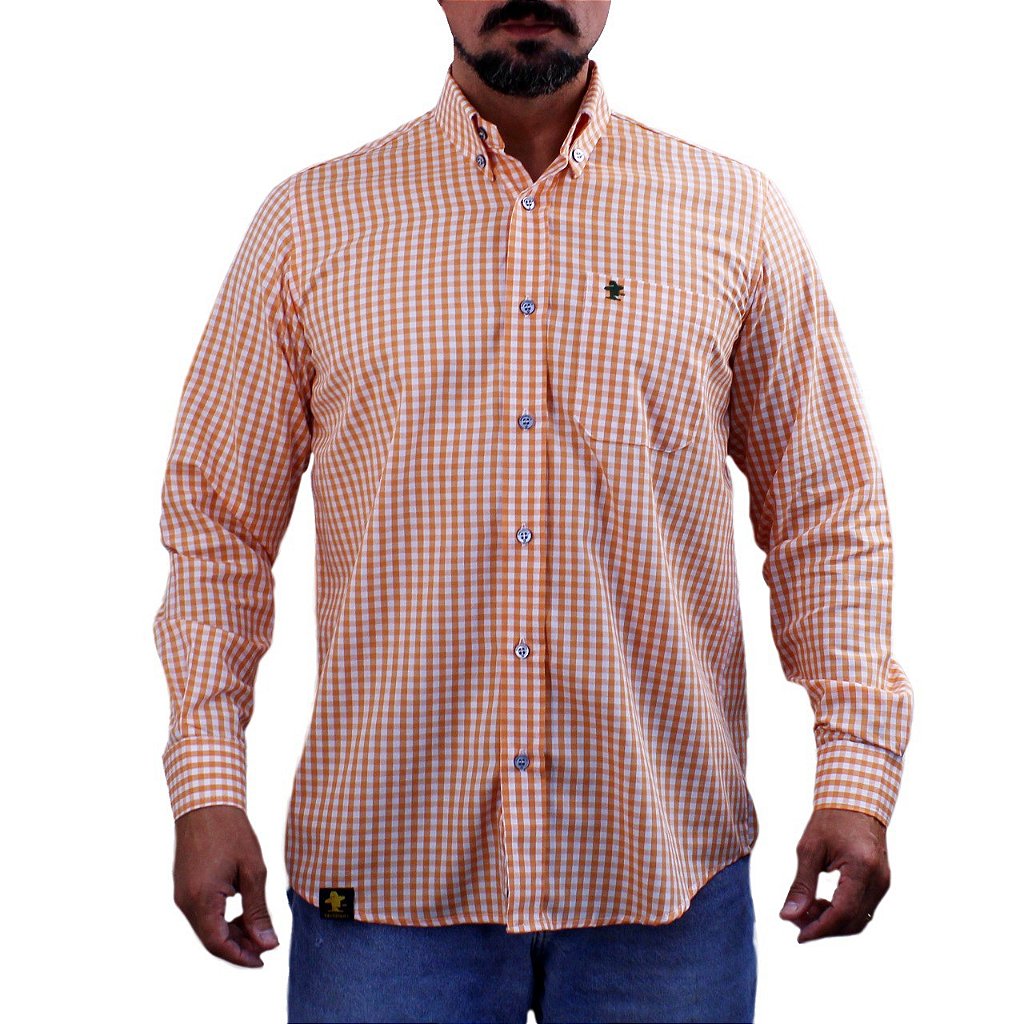 Camisa Manga Longa Xadrez - Masculino