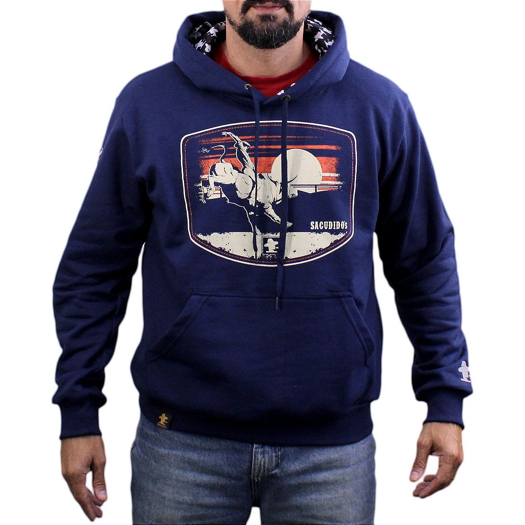 maverick moletom com capuz blue