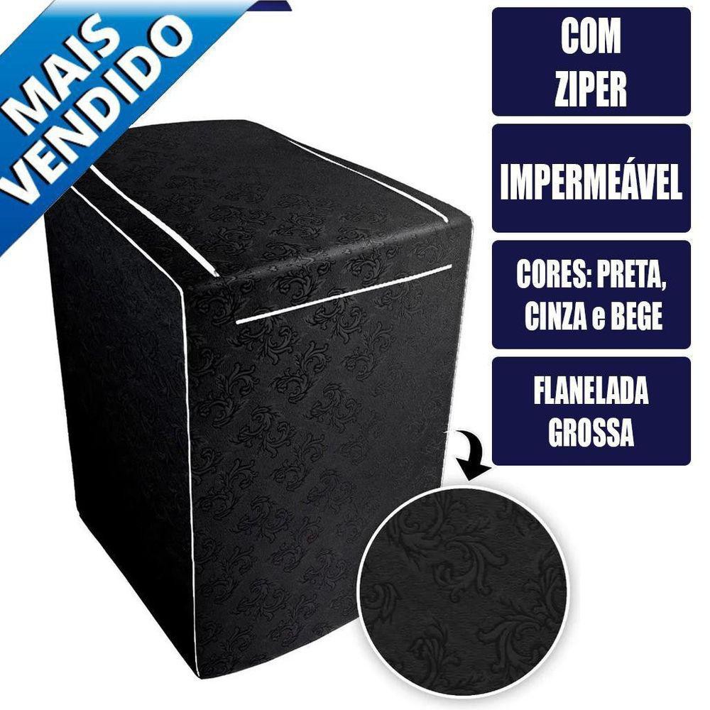 Capa Máquina de Lavar Com Zíper Todos Tamanhos e Marcas Electrolux