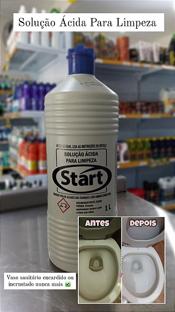 Solução de limpeza ácida 1L