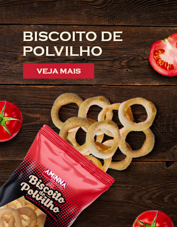 Biscoito de Polvilho Sem Glúten Tomate e Manjericão