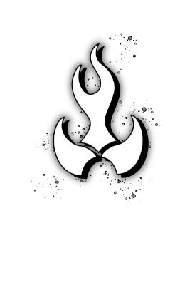 banner flame lateral