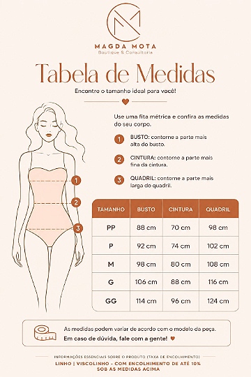 Tabela de Medidas