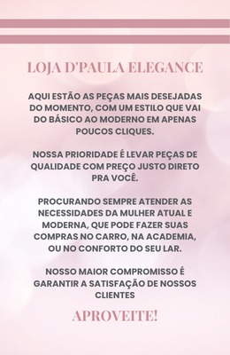 Sobre a D’Paula Elegance