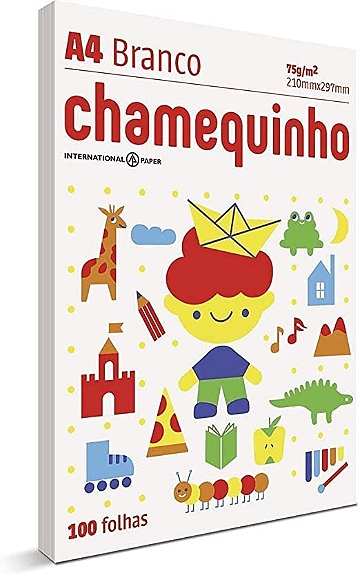 CHAMEQUINHO A4 - PACOTE COM 100 FOLHAS