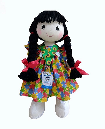 Boneca Representativa Autista