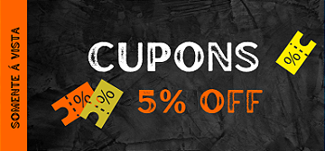 Cupons 5%