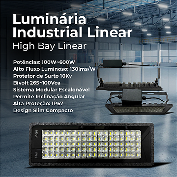 Luminaria Linear Lateral