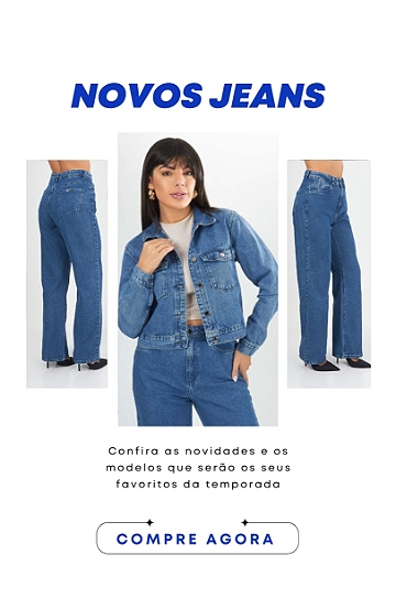 novos jeans