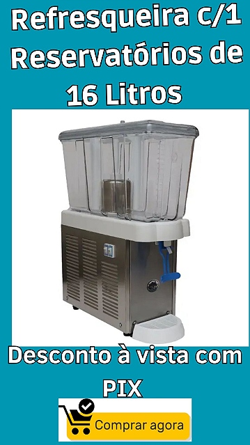 Refresqueira  1 sabor