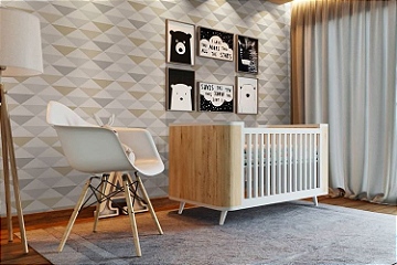 Papel de Parede Infantil Geométrico