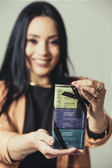 KIT SABONETE EM BARRA COM OLEO ESSENCIAL