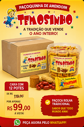 temosinha cx c/12 potes