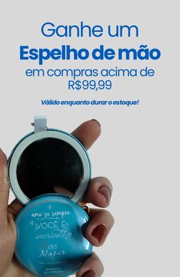 Brinde Espelho de Mão