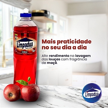 Detergente Maça - 500 ml